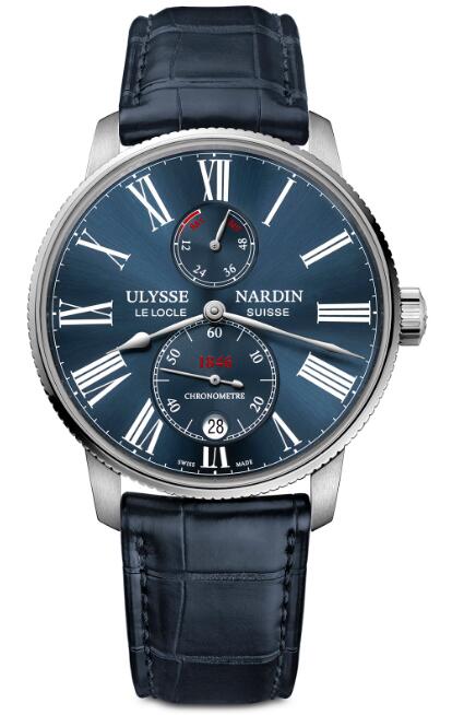 Ulysse Nardin Marine Chronometer Torpilleur Replica Watch Price 1183-310-43